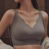Seamless No Underwire Sports Bra for Larger Breast